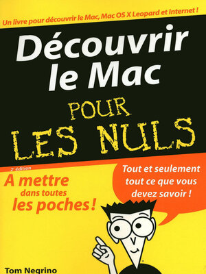 cover image of Découvrir le Mac Pour les Nuls